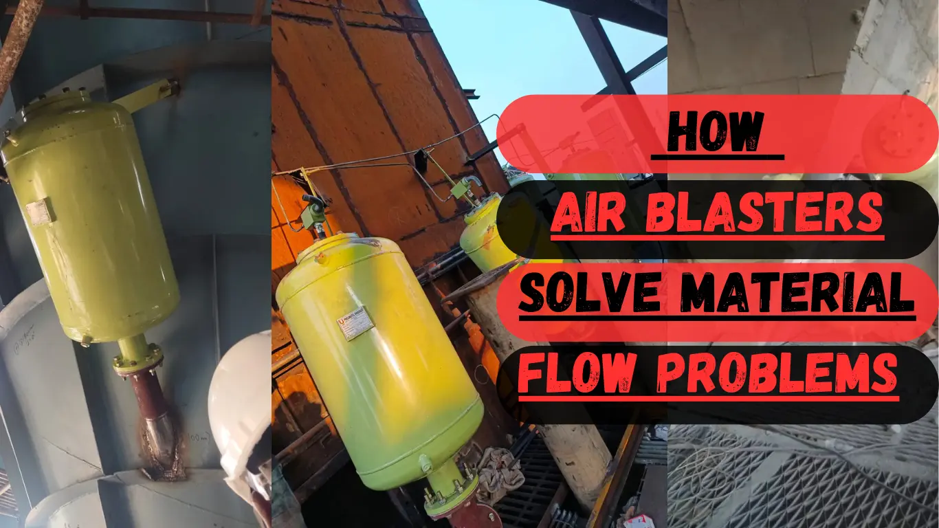 How Industrial Air Blasters Solve Material Flow Problems